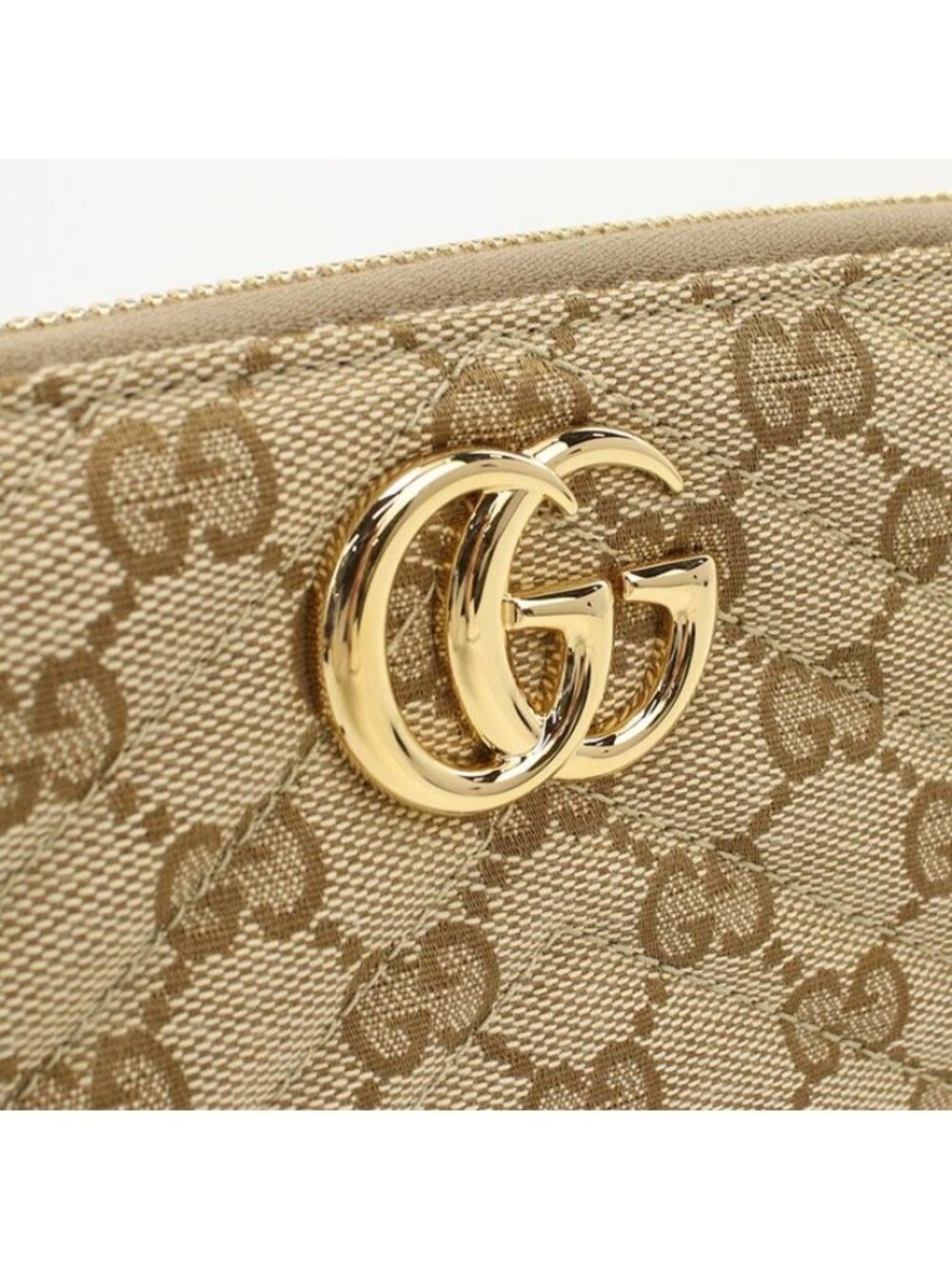 Gucci Zip Around Wallet GG Marmont Canvas - Picture 7 of 7